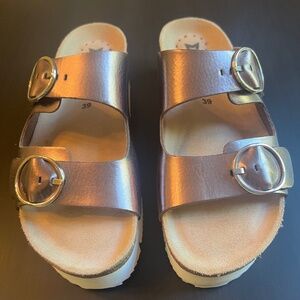 Mephisto Vandy Slide Sandals Bronze EU 39